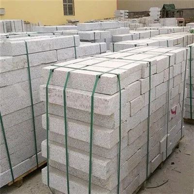 Pietra del ciglio della strada del granito bianco del sesamo